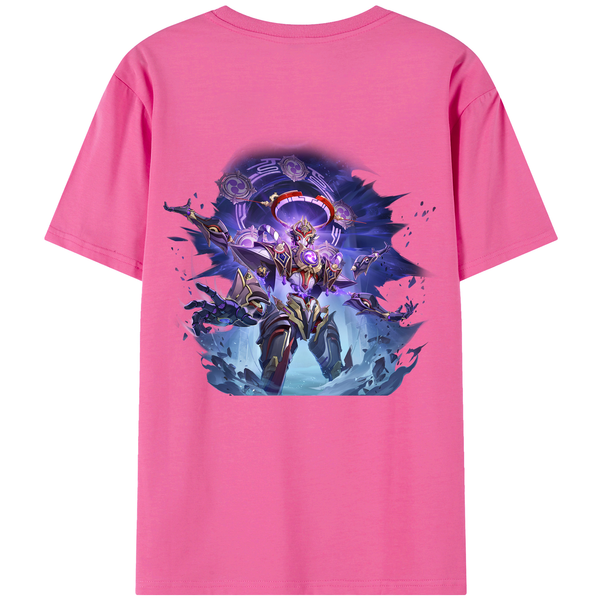 げんし神 さんペい genshin Sanpei レディース半袖Tシャツ(バックプリント)